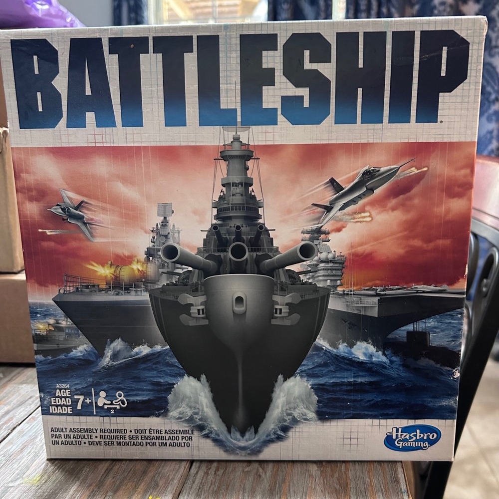 Hasbro Gaming Battleship Classic Naval Combat Strategy Board Game A3264 Ages 7+
